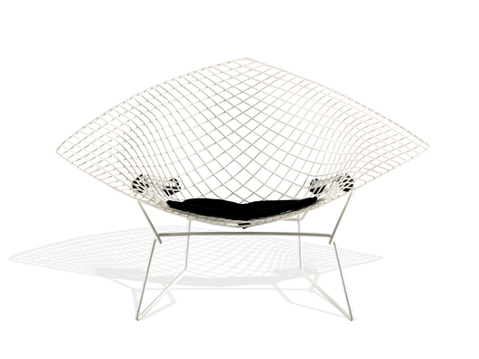 Bertoia Diamond Wire Chair. Morton Kuehnert image.